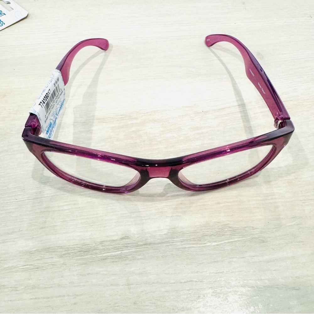 ICU Eyewear Kids Screen Vision Blue Light Filtering Oval Glasses Purple
